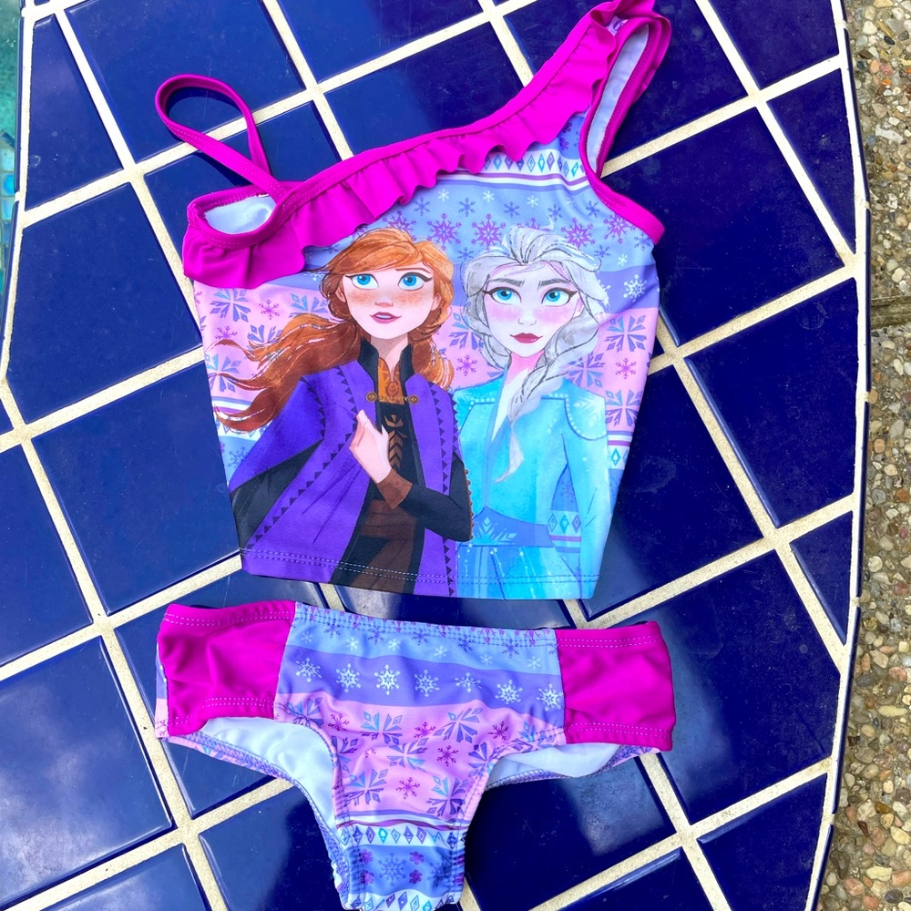 Disney, Frozen II, 2-piece, Swimsuit, Size 5T